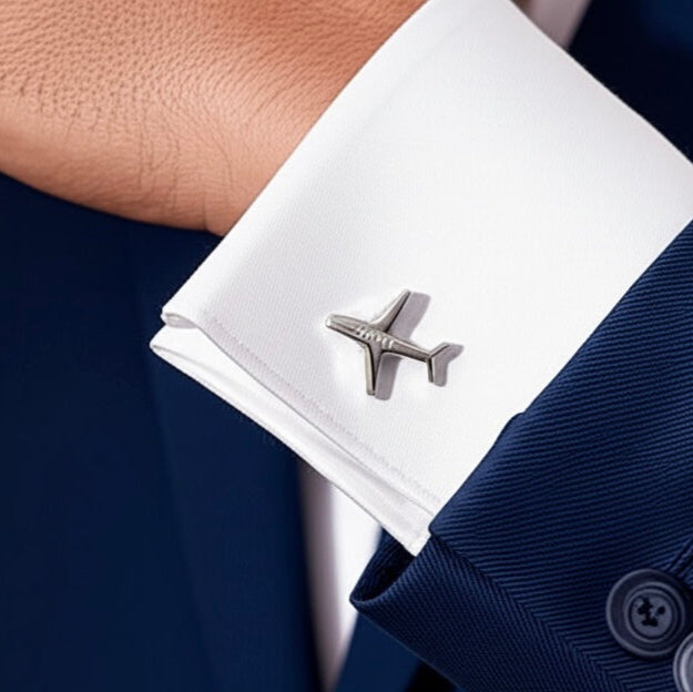 Airplane shape Cufflinks in Dubai Abudhabi