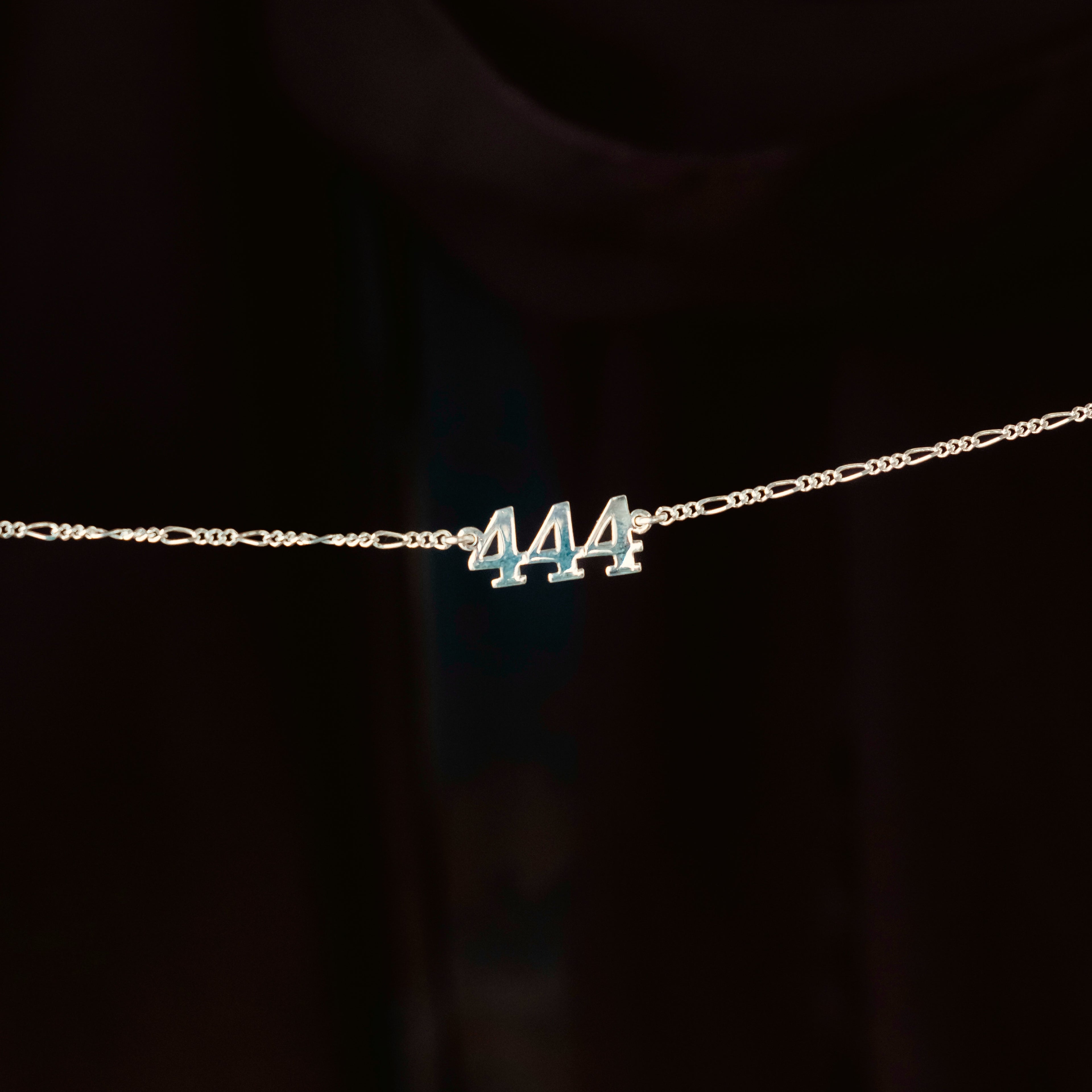 Customized Necklace with angels number 444