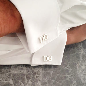 Customized Cufflinks with Initials  