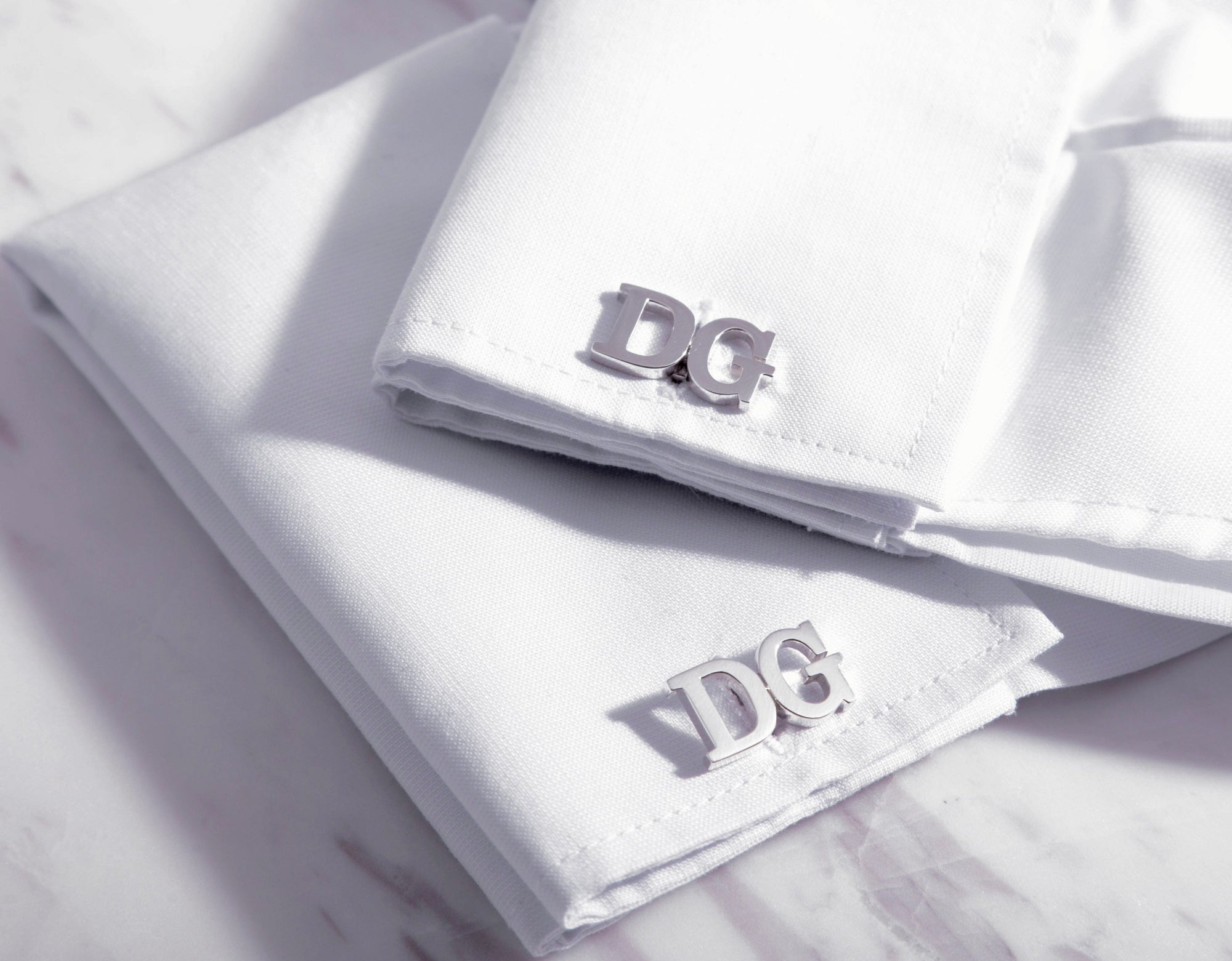 Silver customised Cufflinks in dubai UAE