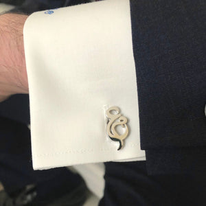 Customize Arabic Cufflinks - unique anniversary Gift for Him