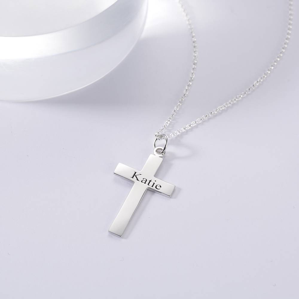 Cross Necklace With Name in Dubai AbuDhabi UAE Necklaces by Samaa