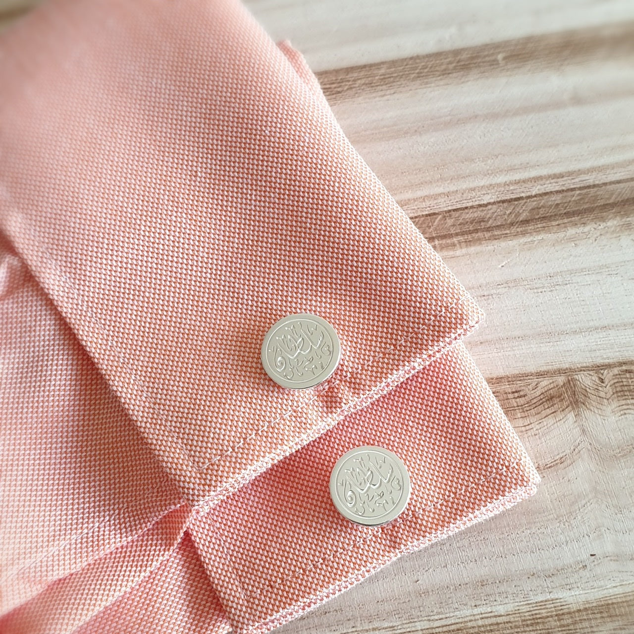 Customised cufflinks with arabic name dubai abu dhabi