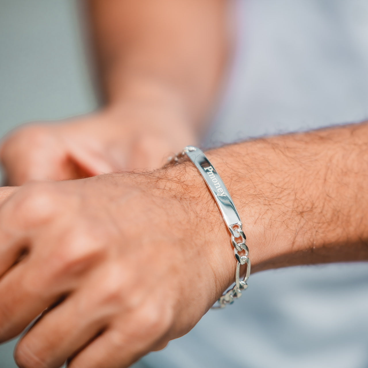 Customised  Name Bracelet for Men  with name in Dubai UAE