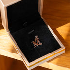 Personalized Arabic and english letters suitpin