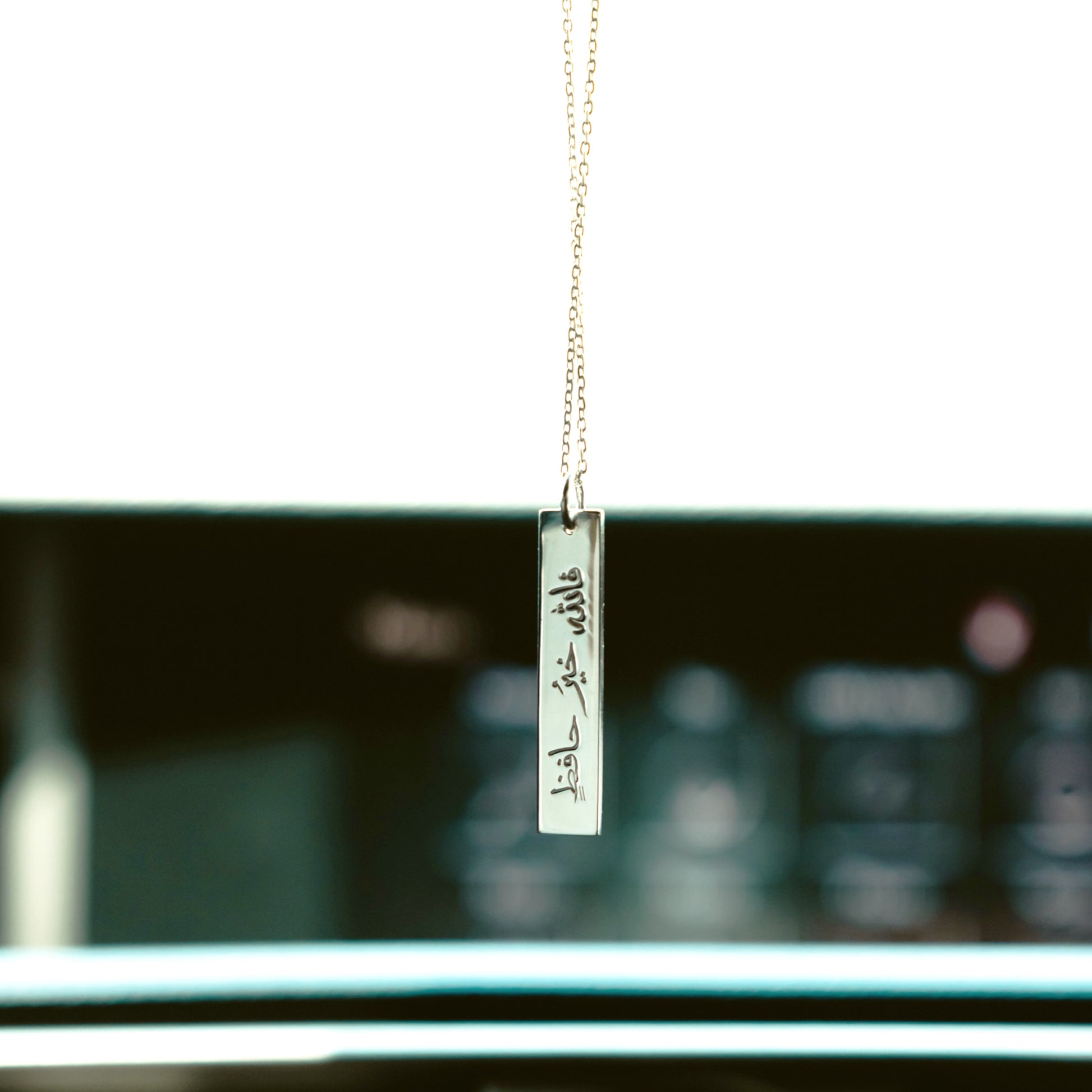 Car Hanger silver pendent 