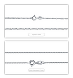 Figaro chain and rolo chain