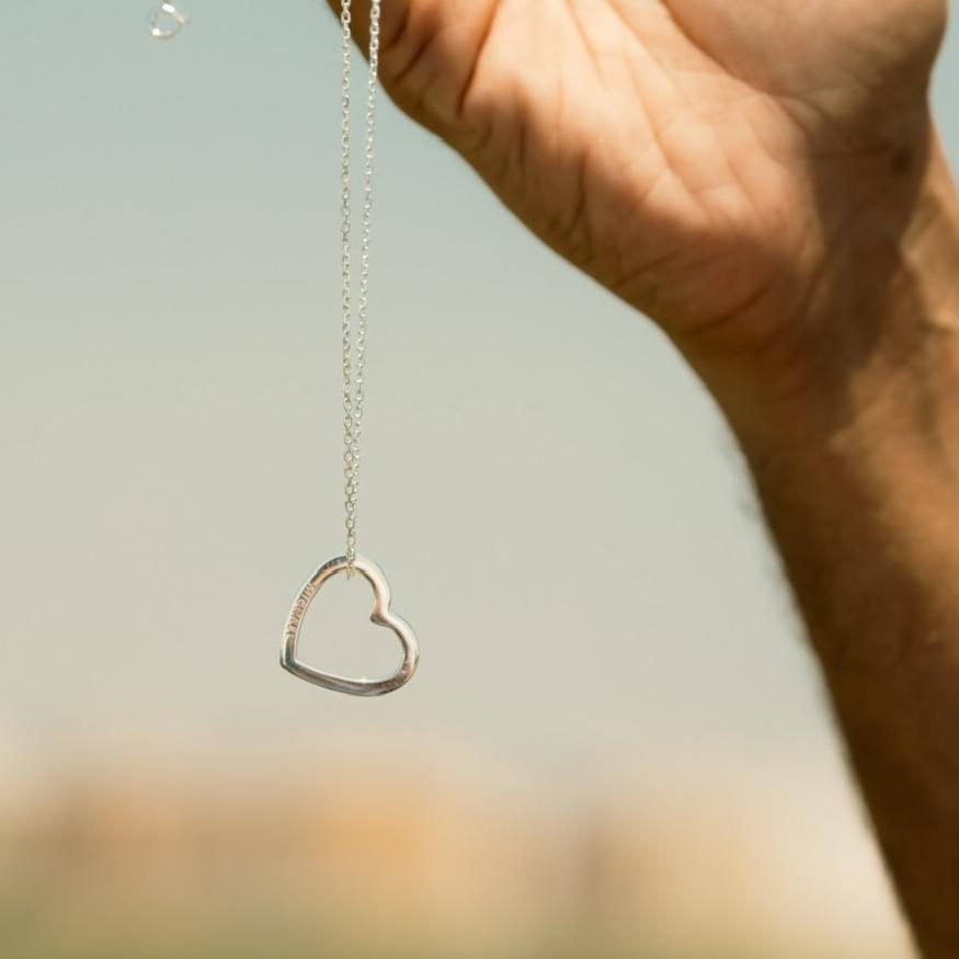 Heart Necklace for women with name