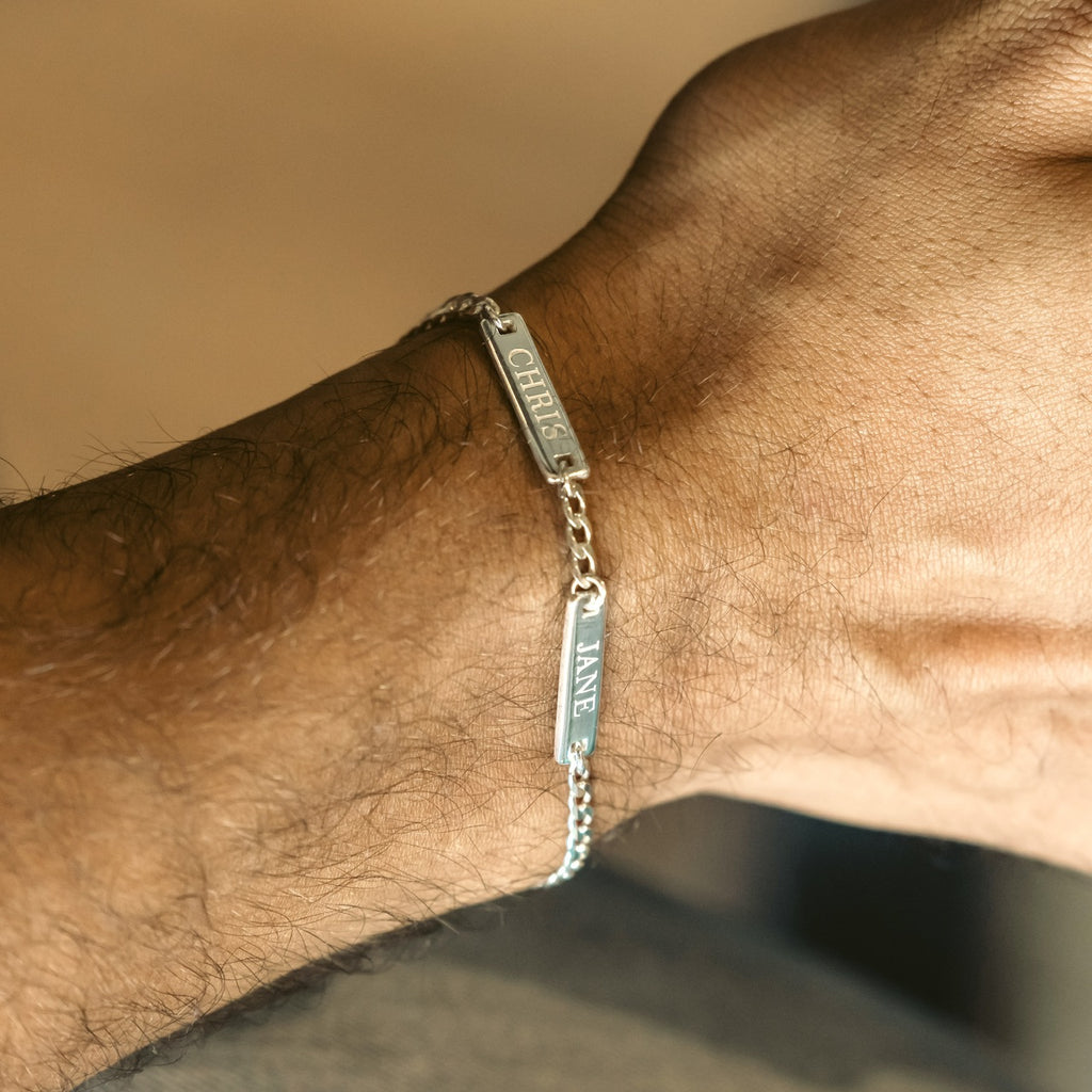 name bracelet for men in dubai