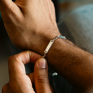 silver bracelet for men in abu dhabi