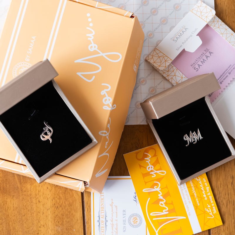 silver suitpins in Gift Box