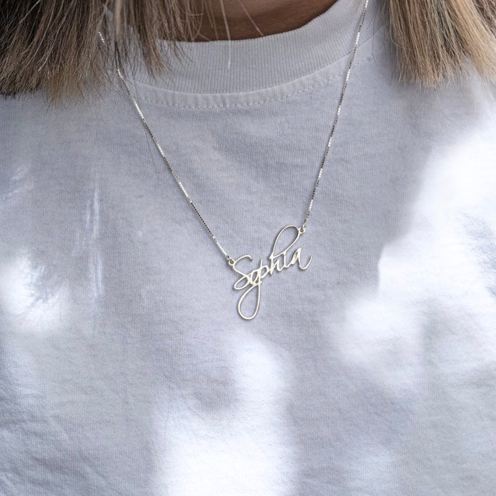Personalized Stylish Fonts Name Necklace