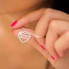 Heart Necklace with 2 Names