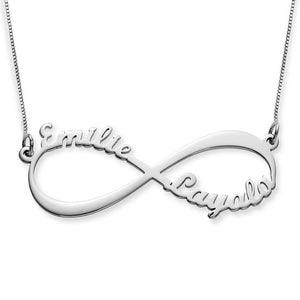 Customized Infinity Necklace with 2 Names