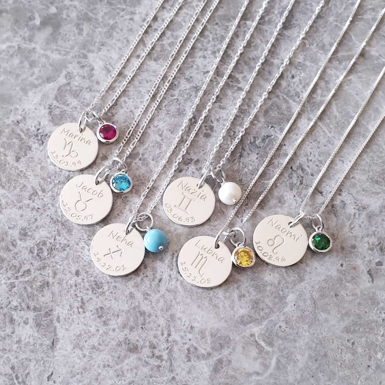Customised horoscope necklaces Abu dhabi