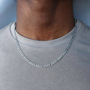 pure Silver Necklace for men in Dubai