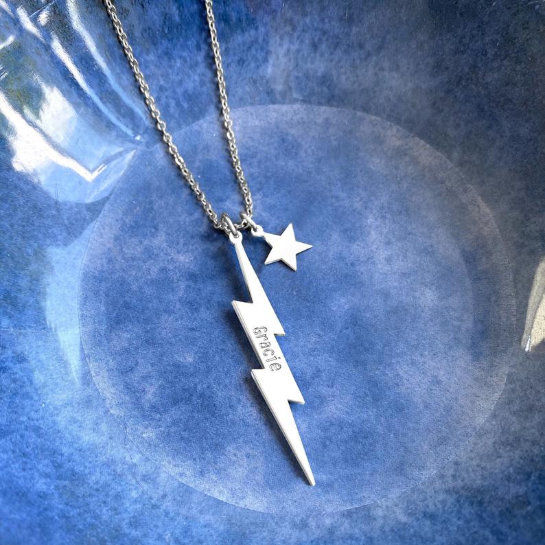 Men's Lightning Bolt Necklace