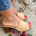Personalized Name Anklet