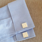 Square cufflinks with initials silver in dubai