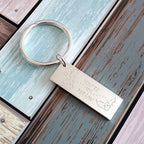 Personalized  Key Ring with Uae and uk maps 