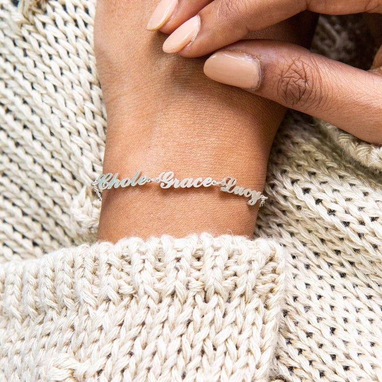 Personalized Bracelet with 3 Names