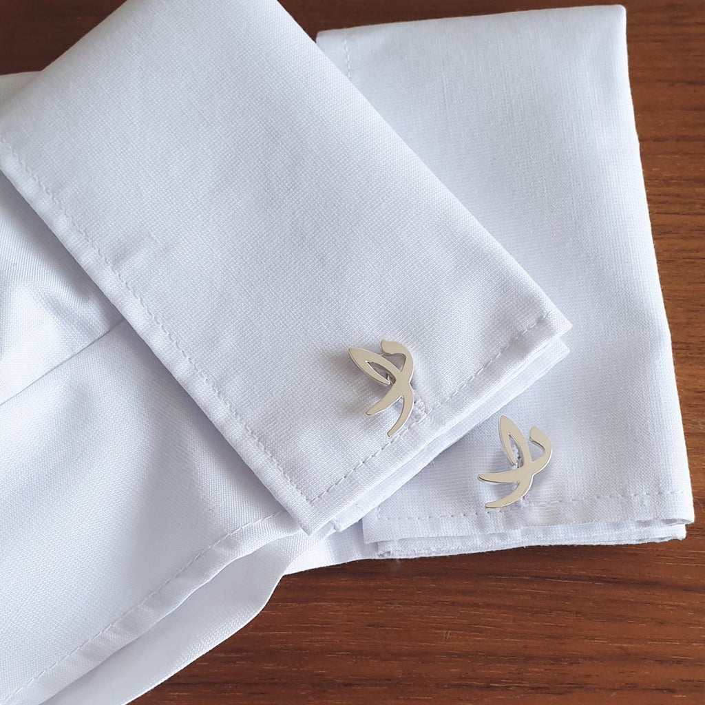 Customised Arabic Cufflinks with Letters