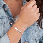 Bar Bracelet with Name & Heart