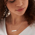  Bar Necklace with Name Engraving
