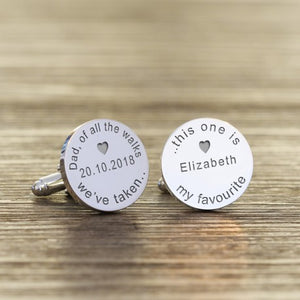 Personalized Cufflinks with Engraving