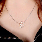 Initial Necklace With Crown