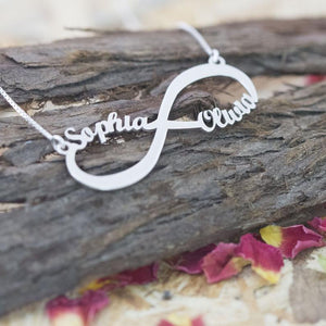 Infinity Necklace with Couple’s Names