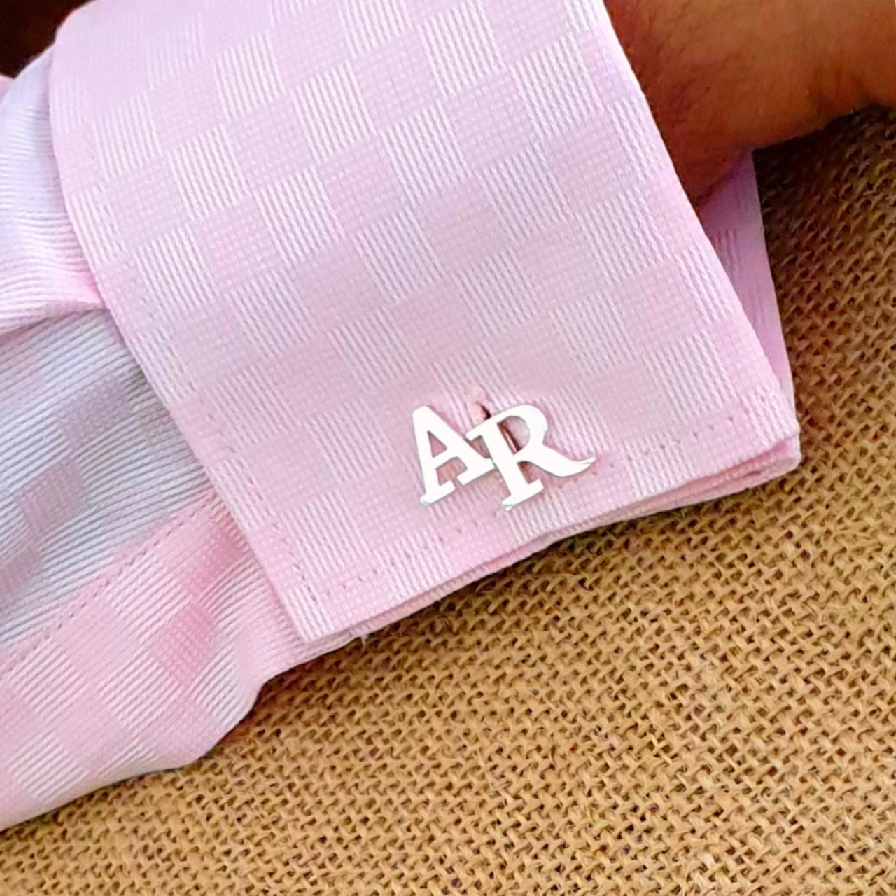 Customised Cufflinks with Initials in Dubai Abu Dhabi 