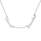 Personalized Necklace with 2 Names-Necklaces by Samaa