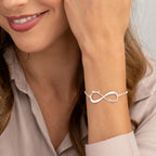 customised Infinity Bracelet with 2 Names