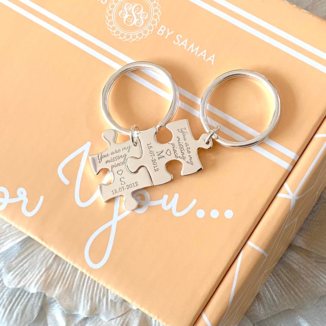 You are missing piece -  Puzzle  Key Ring in dubai abudhabi